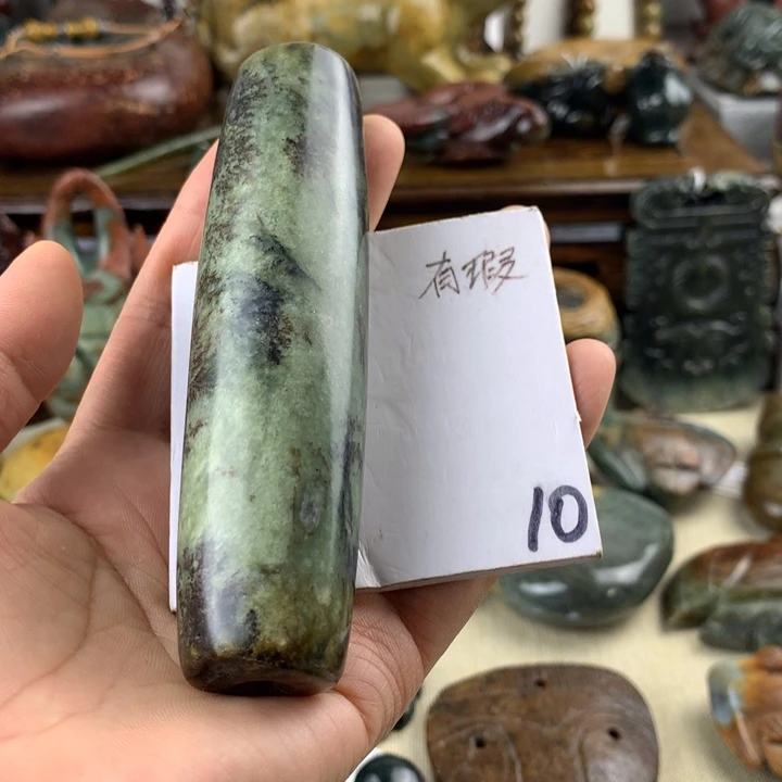 p***潘岫岩河磨玉（透闪石质玉）未镶嵌珠宝奇石