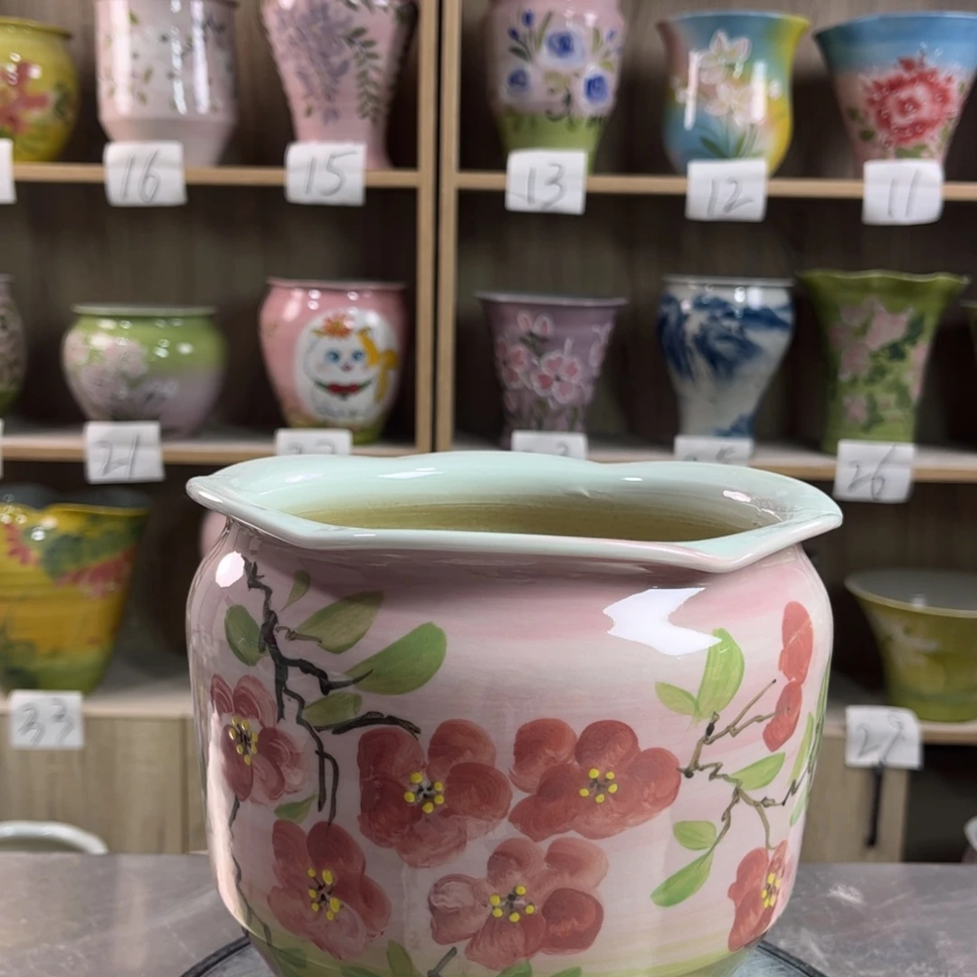 景德镇陶瓷花盆花盆
