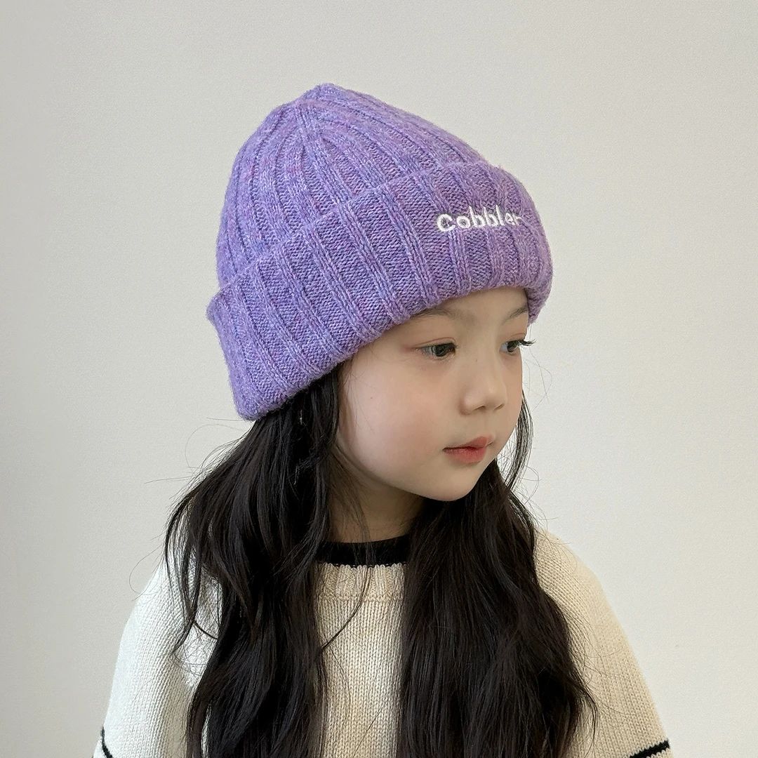 女童帽子冬季毛线帽保暖防寒护耳儿童针织帽秋冬款女孩洋气防风帽
