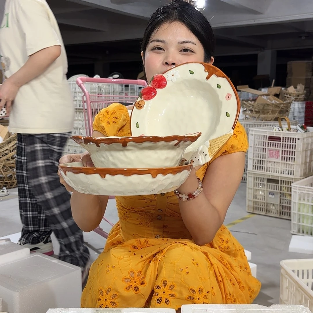 瓷微瑕陶瓷餐具釉下彩