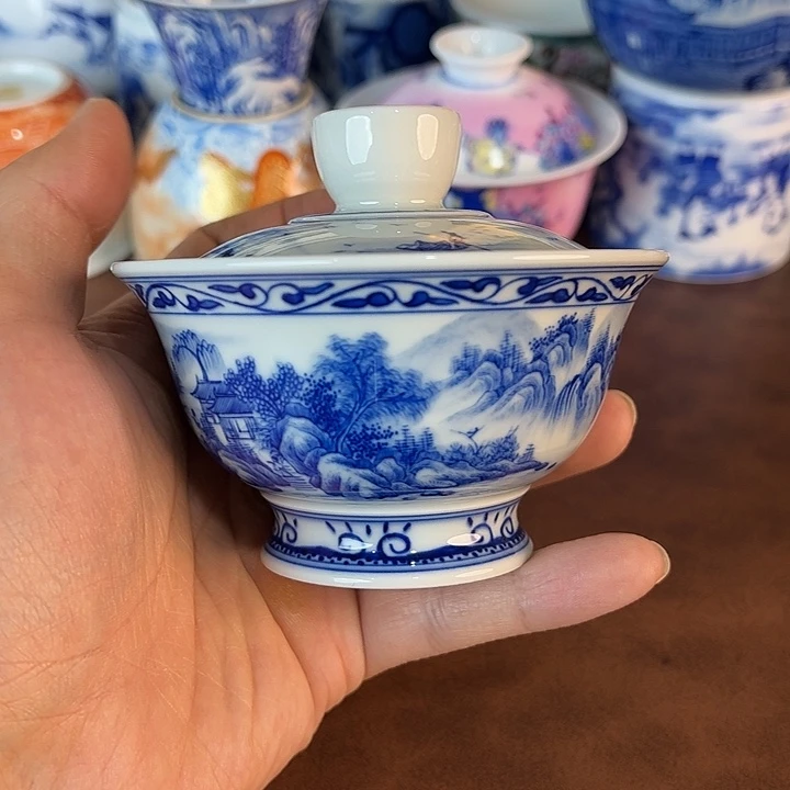 瓷片景德镇全手工手绘陶瓷