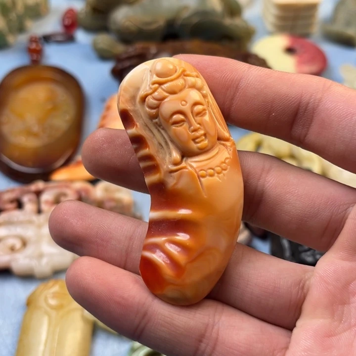 其他陶精品手把件摆件