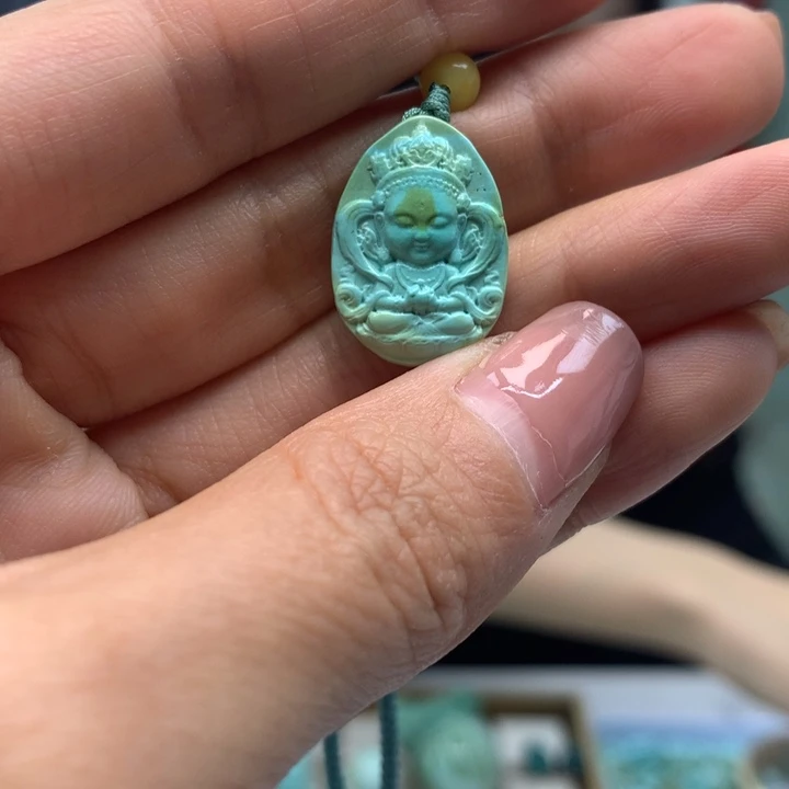 绿松石未镶嵌配饰