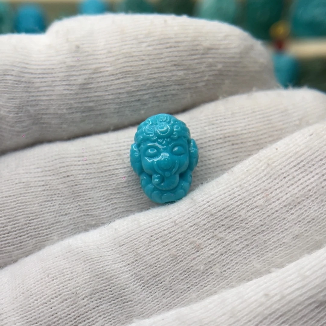 绿松石未镶嵌颈饰卡10.8-14.3-8.5