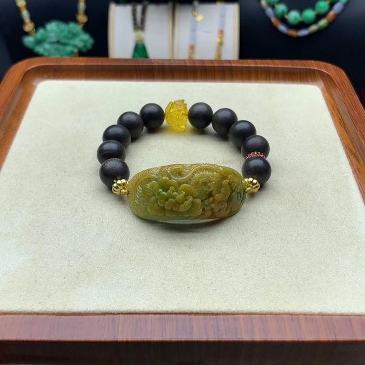 翡翠未镶嵌手链翡翠手牌