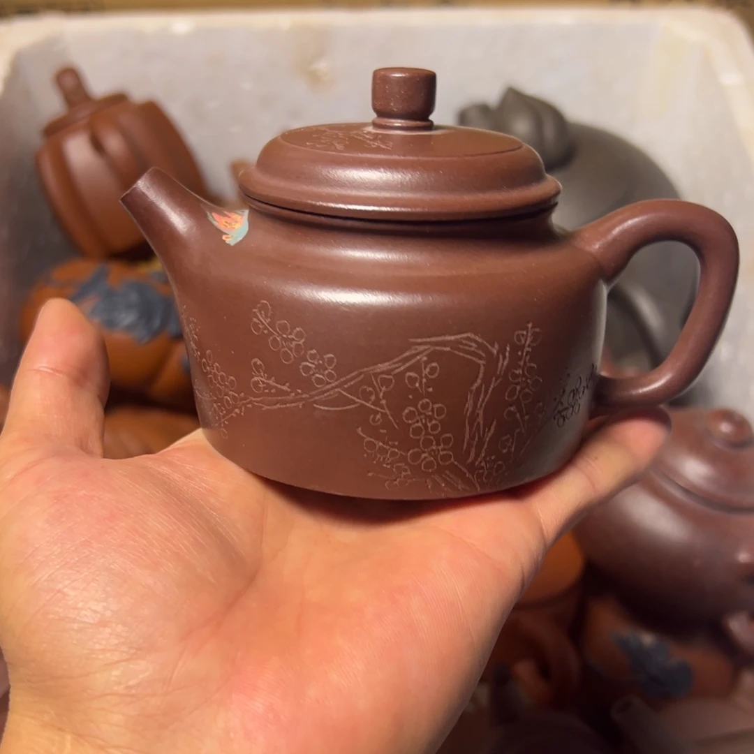 紫砂茶壶宜兴原矿紫砂壶230毫升容量