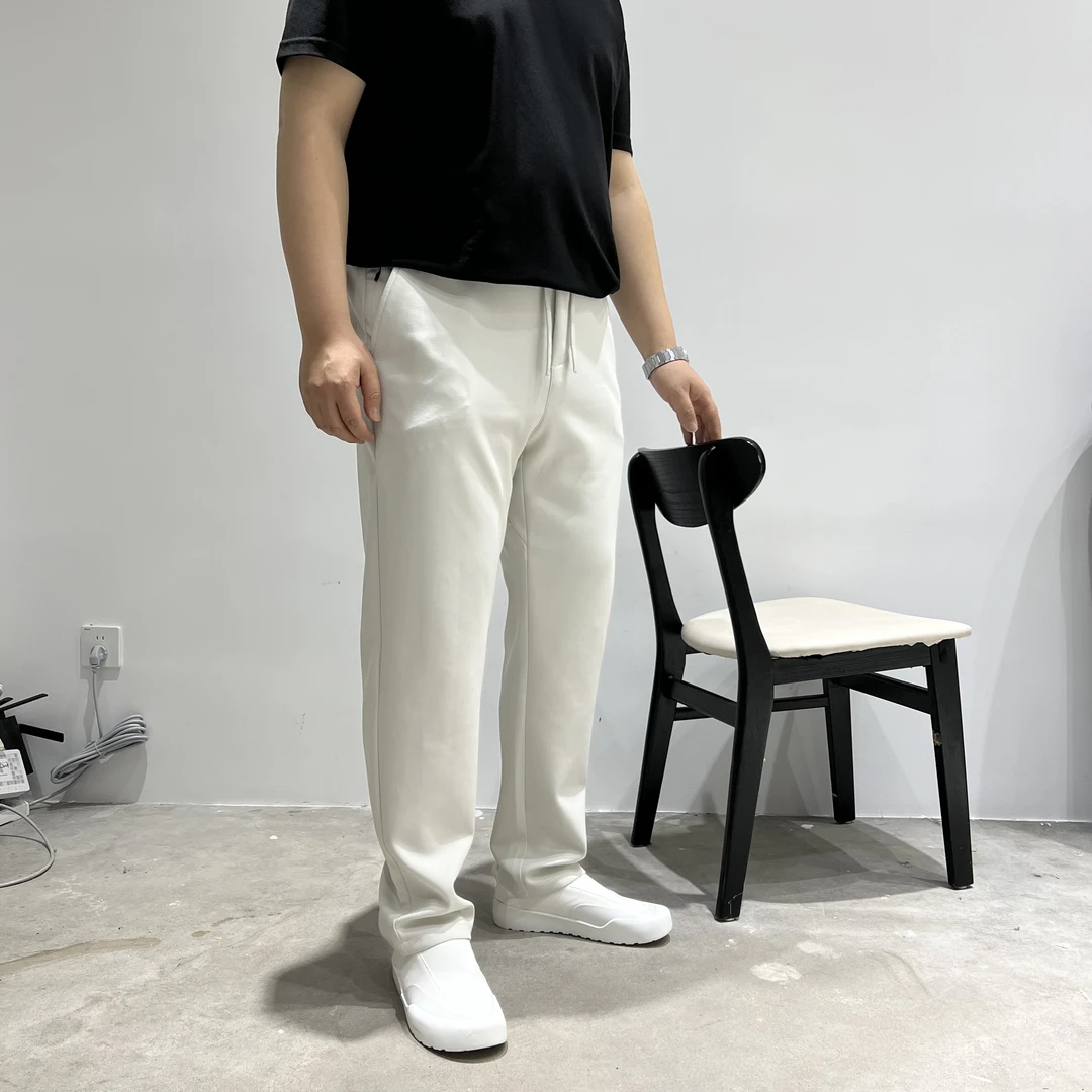 顺滑舒适｜lu家soft柔润面料男士九分半休闲裤-5826