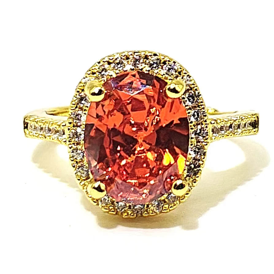 戒指【红色】奢华气质精美款戒指DX-0915