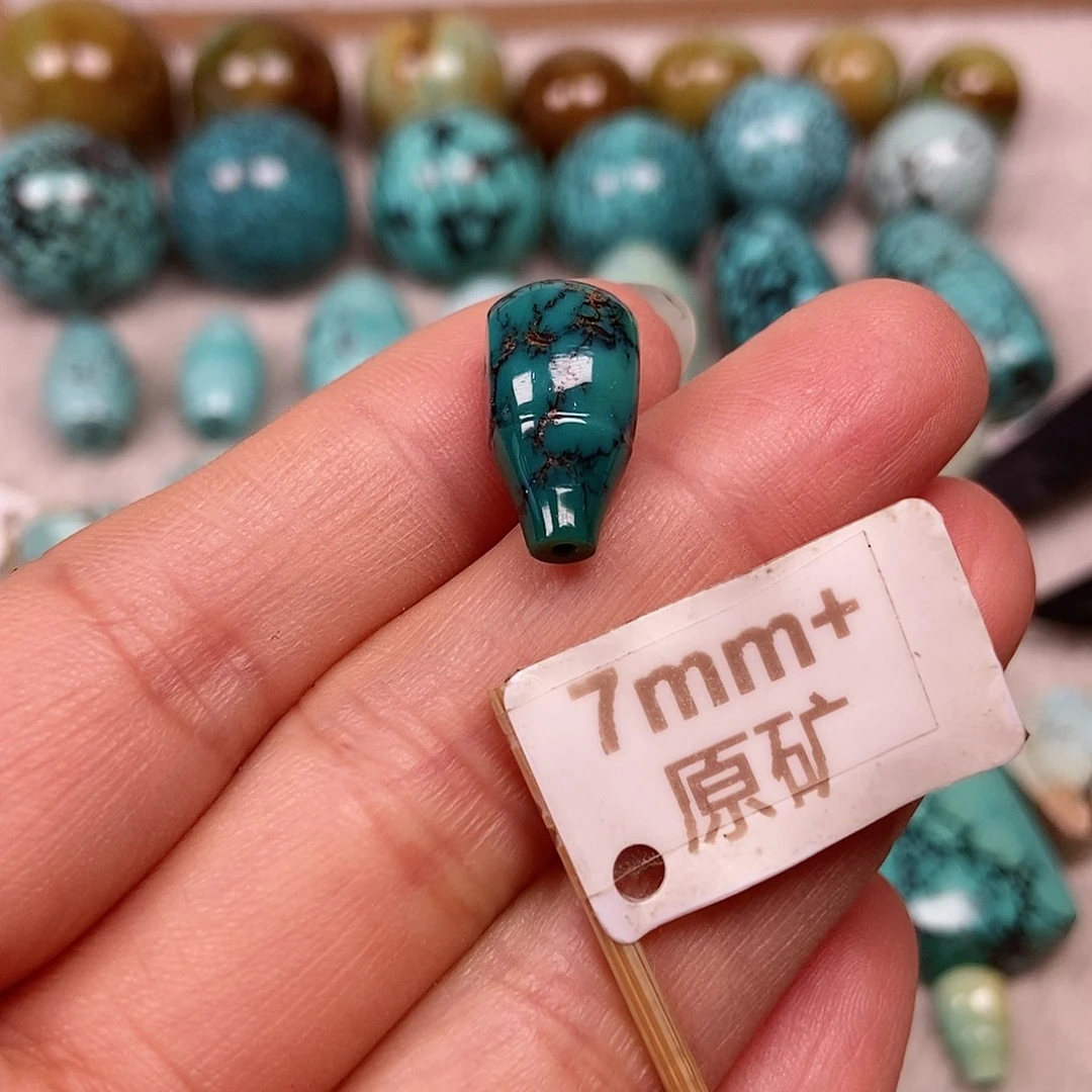未镶嵌绿松石珠宝半成品