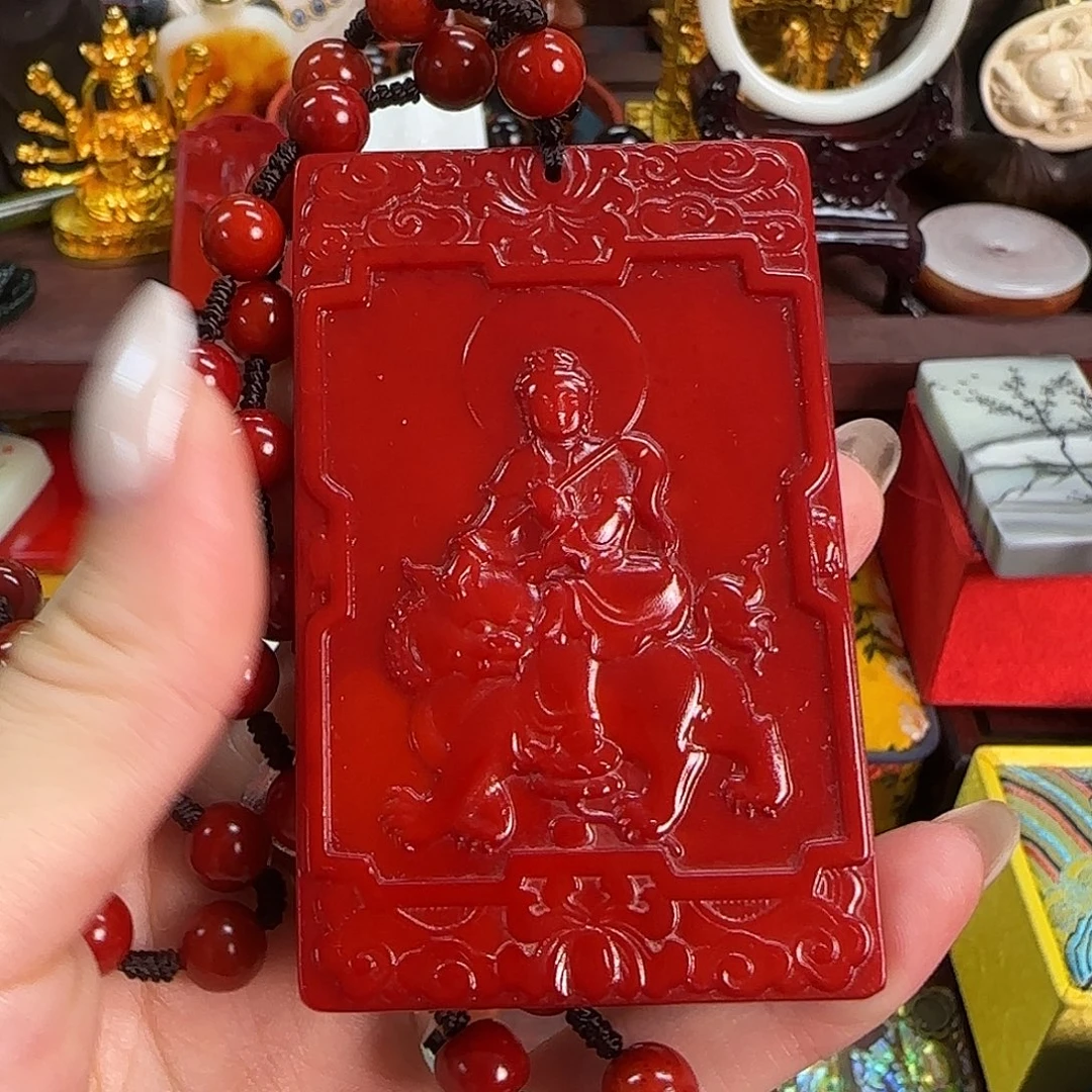 织绣卓玛推荐高货精品羊脂红