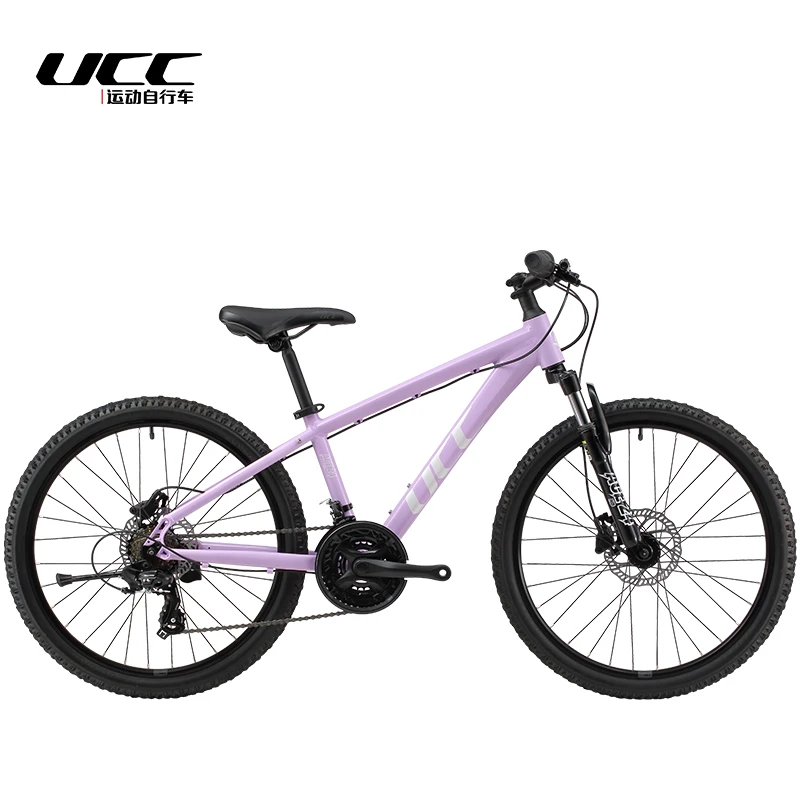 UCC新款亚瑟ACE童车24寸青少年铝合金山地车禧玛诺MD7S油压碟刹