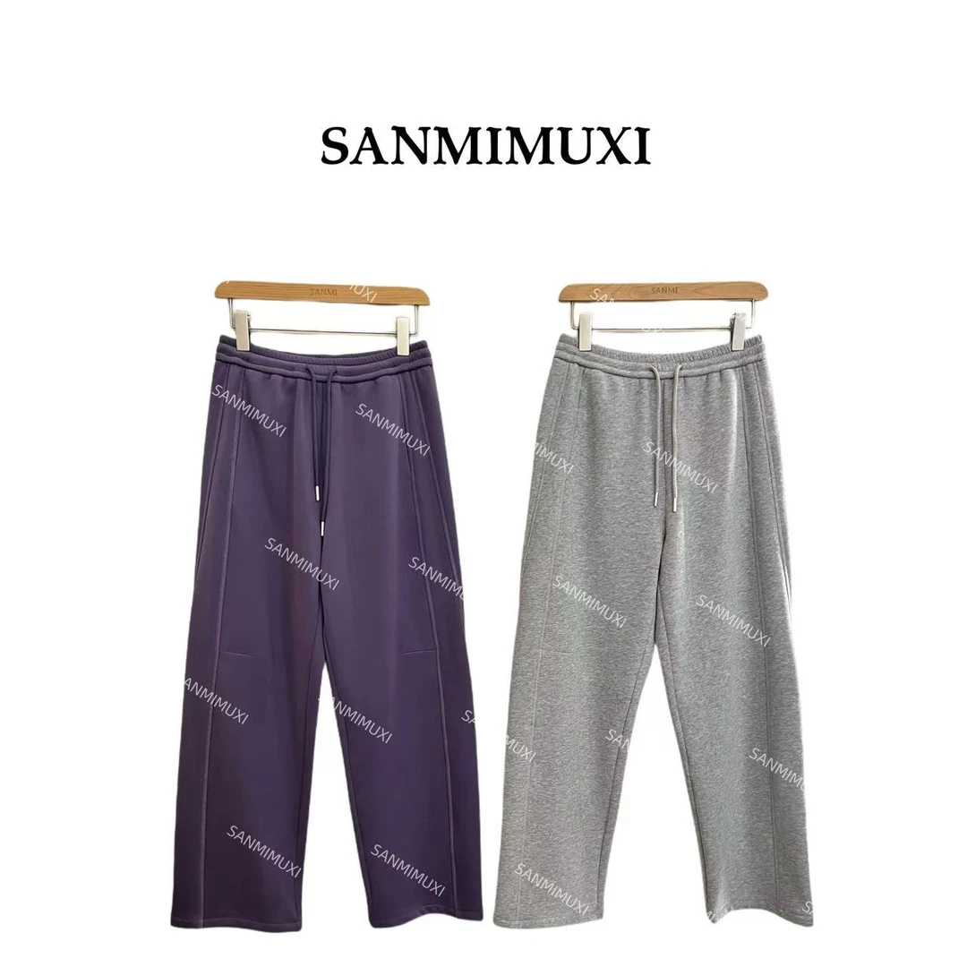 SANMI/叁米  加绒休闲香蕉裤 24599