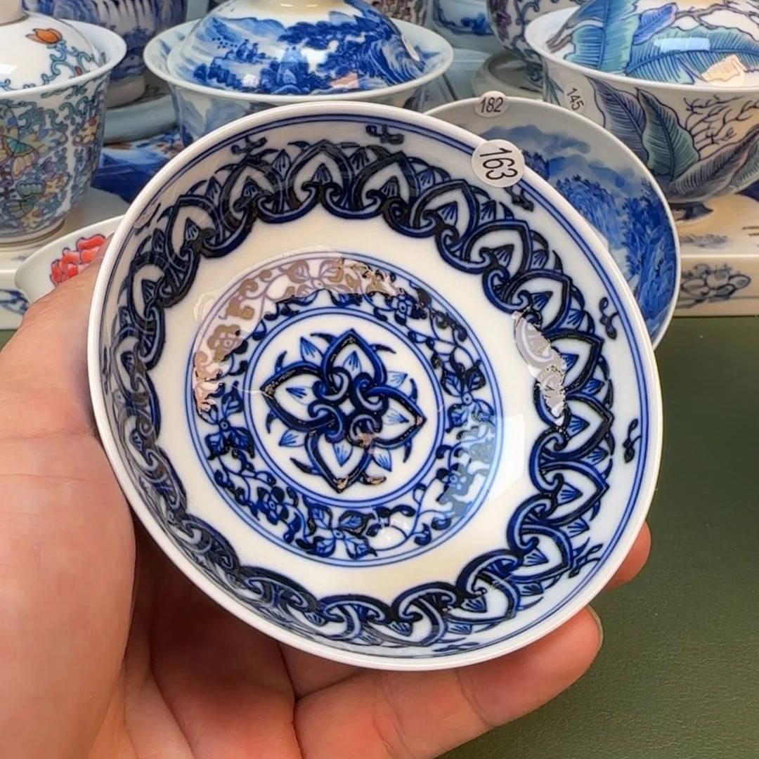 彦祖纯手工手绘茶具163