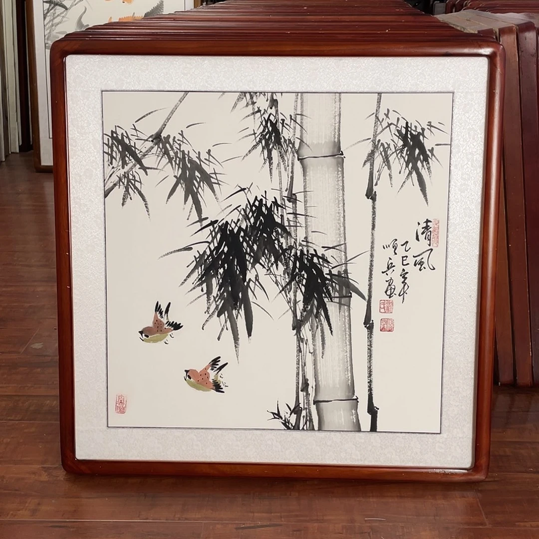 国画带框尺寸63*63厘米