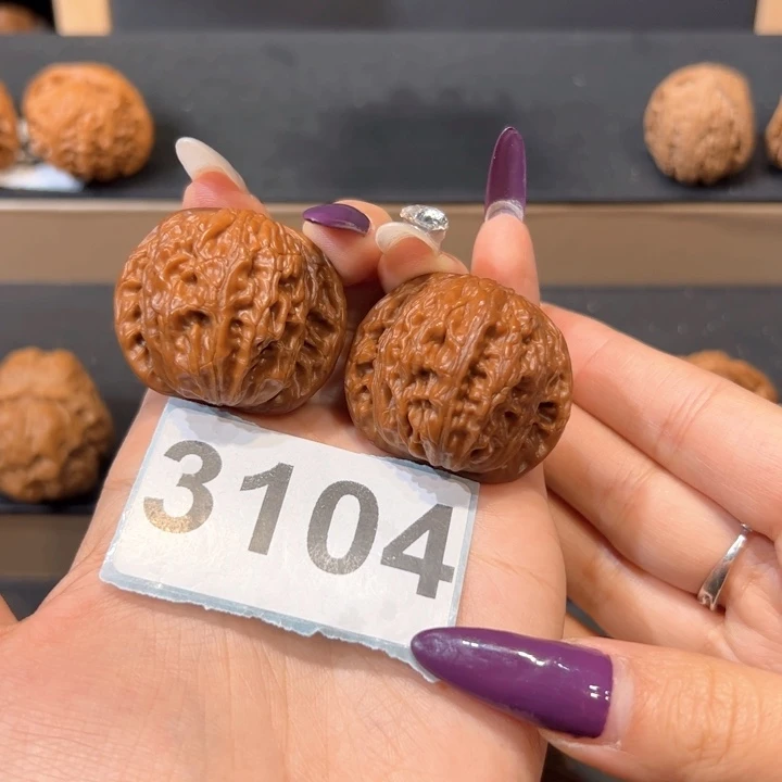 把件文玩核桃文玩核桃磨盘狮子头