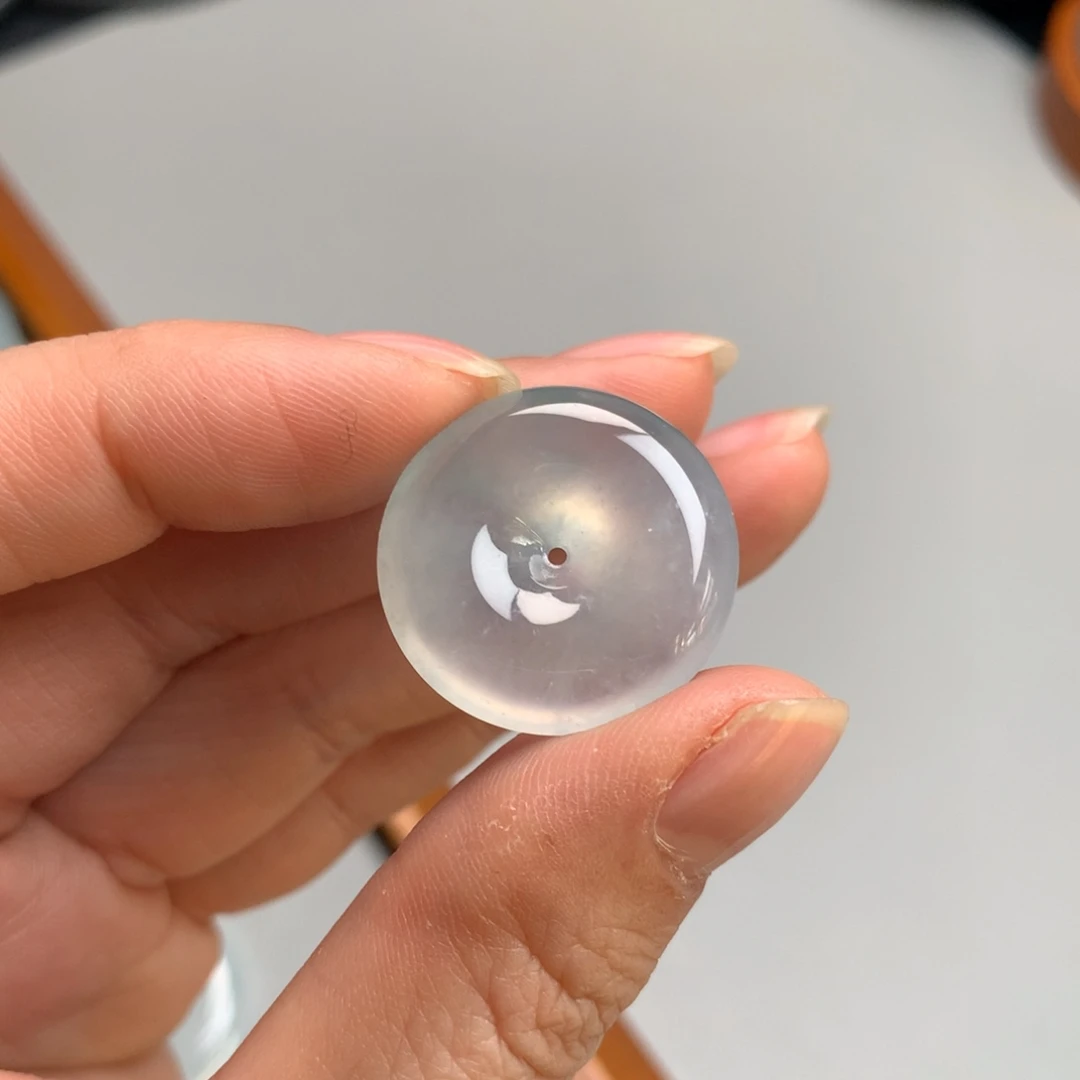 翡翠颈饰未镶嵌天然缅甸翡翠吊坠23.6-5.9