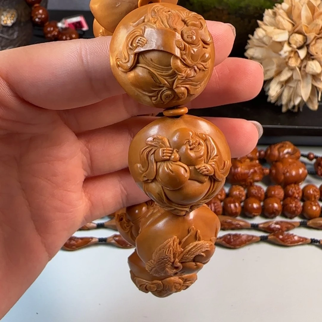 橄榄核手串/手链俊卿 26八星报喜