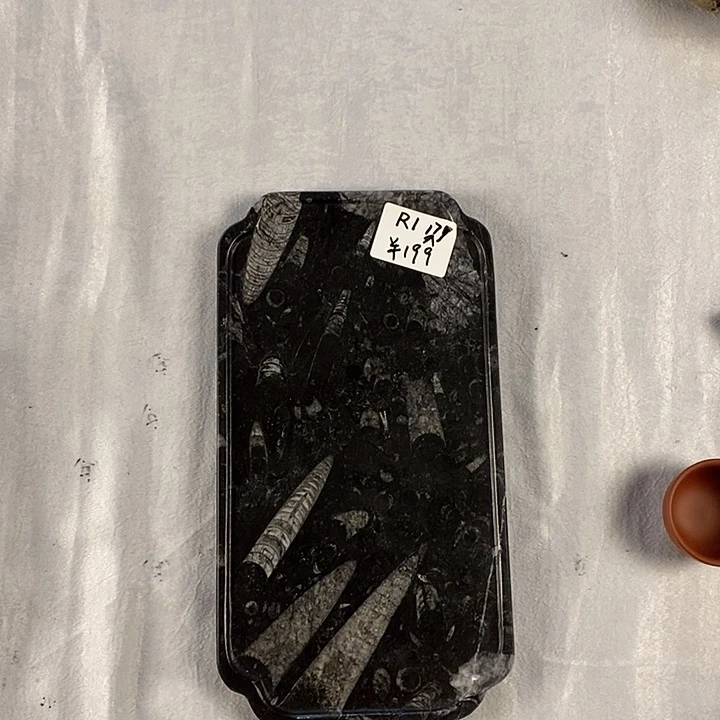 R1海棠边角石茶盘