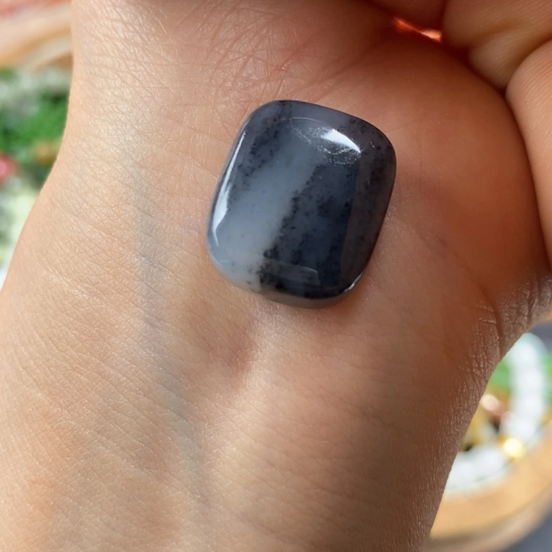 和田玉未镶嵌吊坠(不含链)青花无事牌