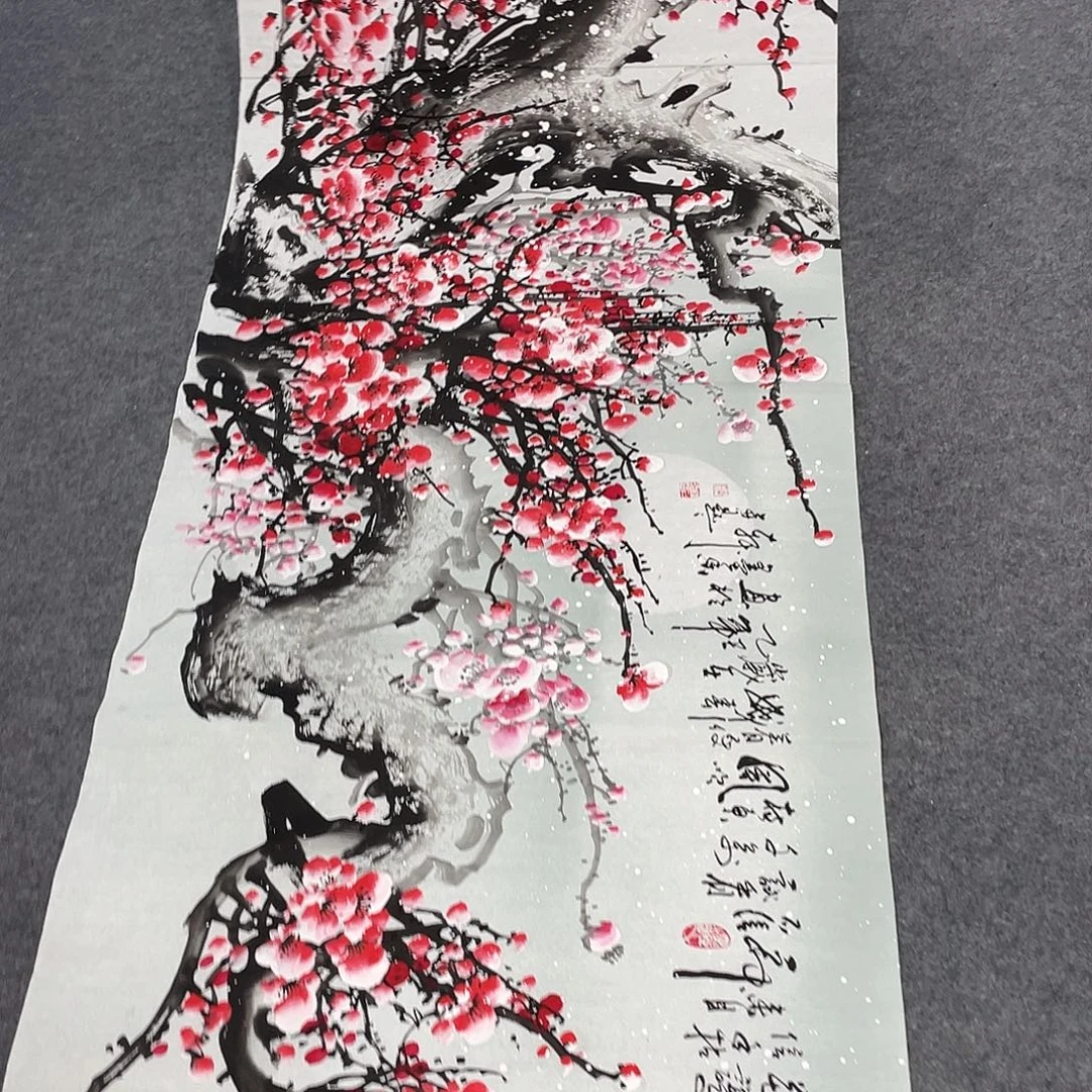 国画今天上午国画作品展示