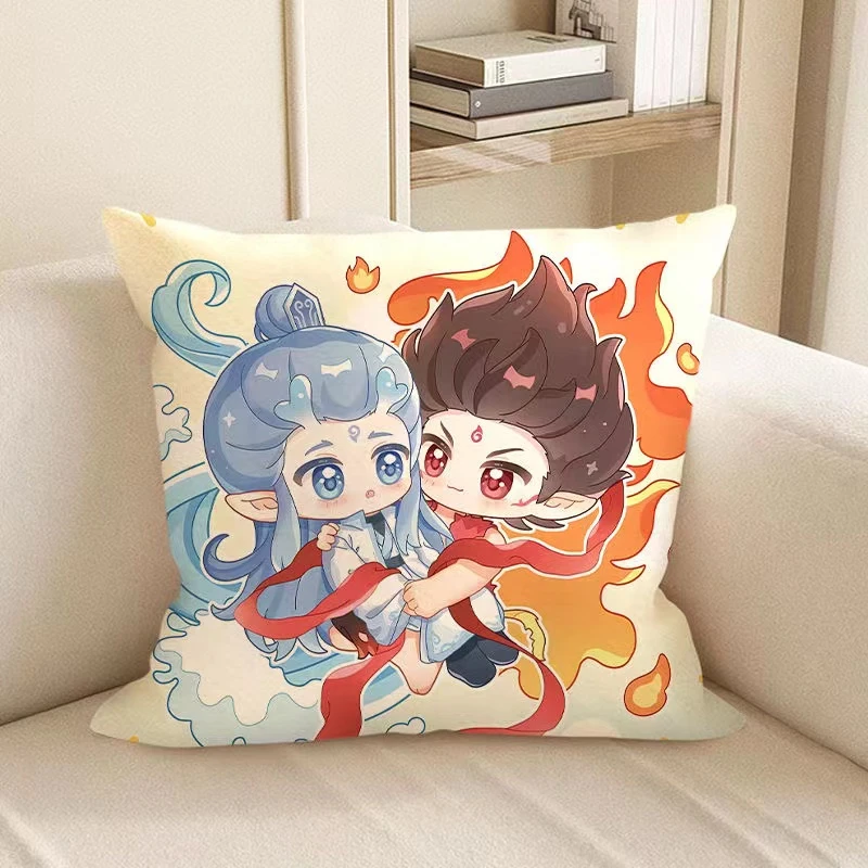 哪吒玩偶靠枕午睡枕抱枕哪吒2之魔童闹海敖丙敖光周边卡通卧室