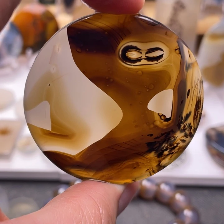 玛瑙/玉髓未镶嵌吊坠(不含链)