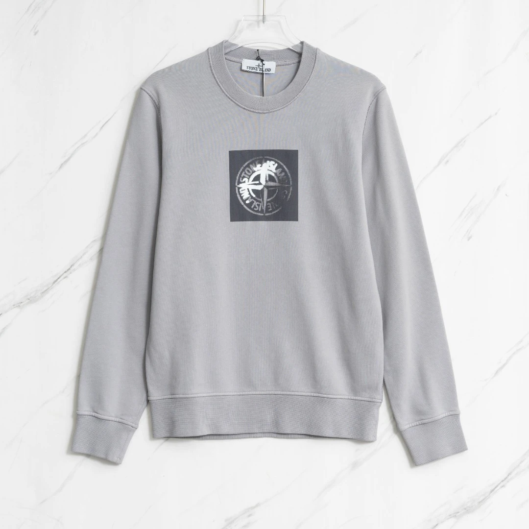 Stone lSland男士图案印花圆领卫衣/S9BU00056