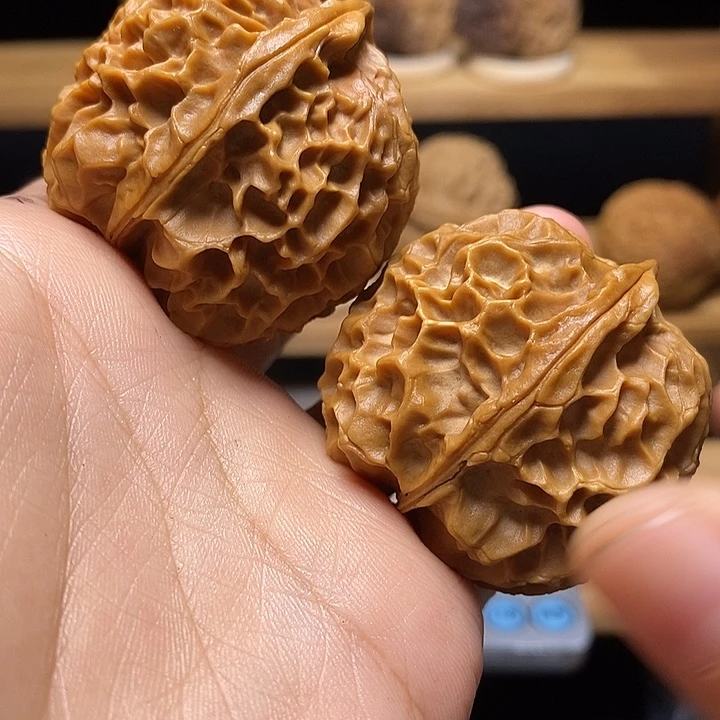 吊坠文玩核桃凤凰牡丹42