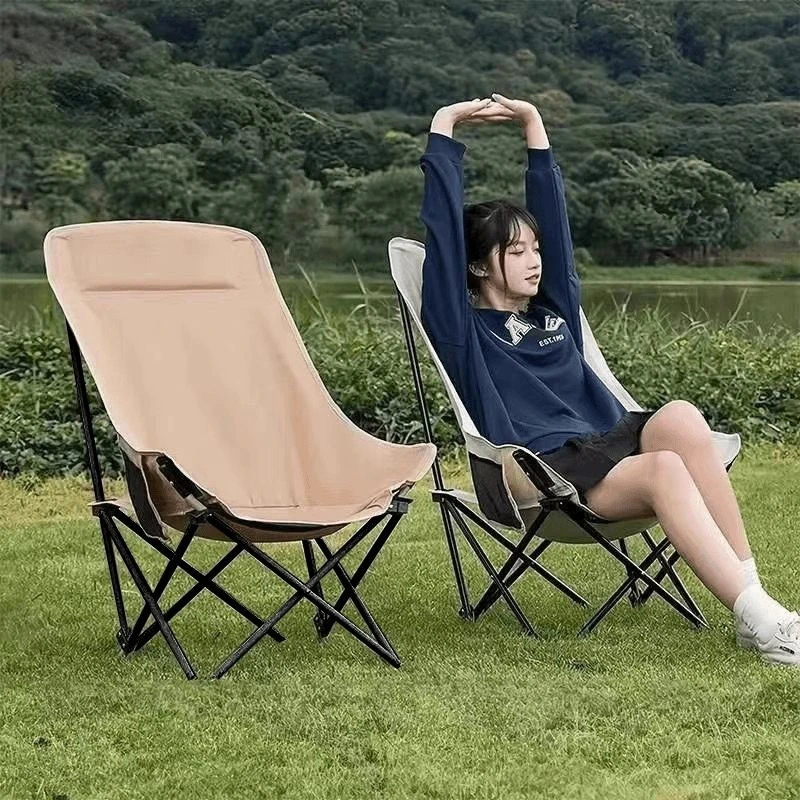 月亮欧式户外折叠椅露营座椅椅子便携凳子便携式钓鱼欧式钓椅桌子