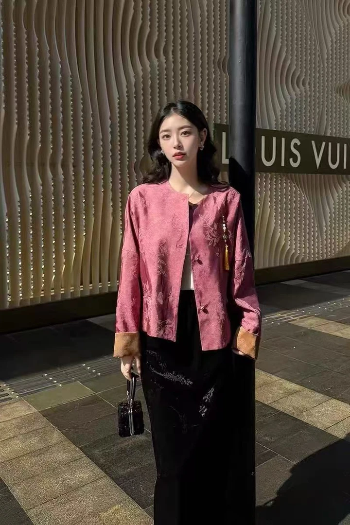 【杭州•意法】NN765-时尚女装设计感外套法式气质显瘦洋气百搭