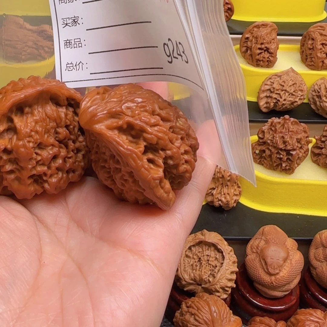 猴头核桃把件梦**后文玩