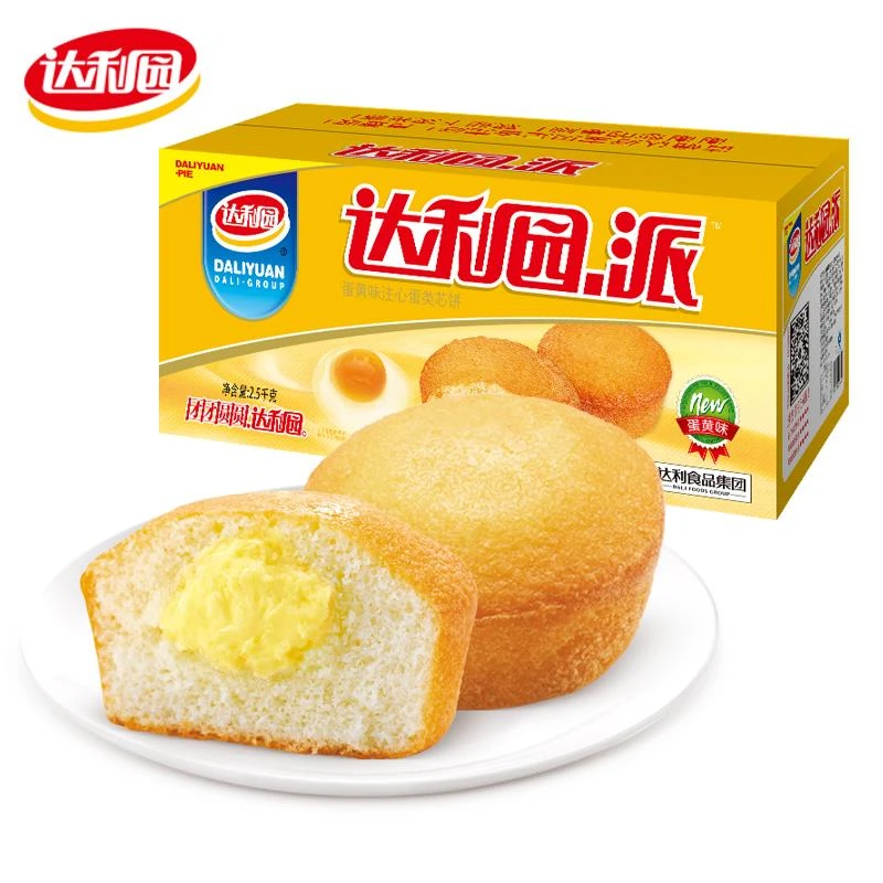 达利园蛋黄派注心蛋糕夹心早餐零食小吃办公室解馋