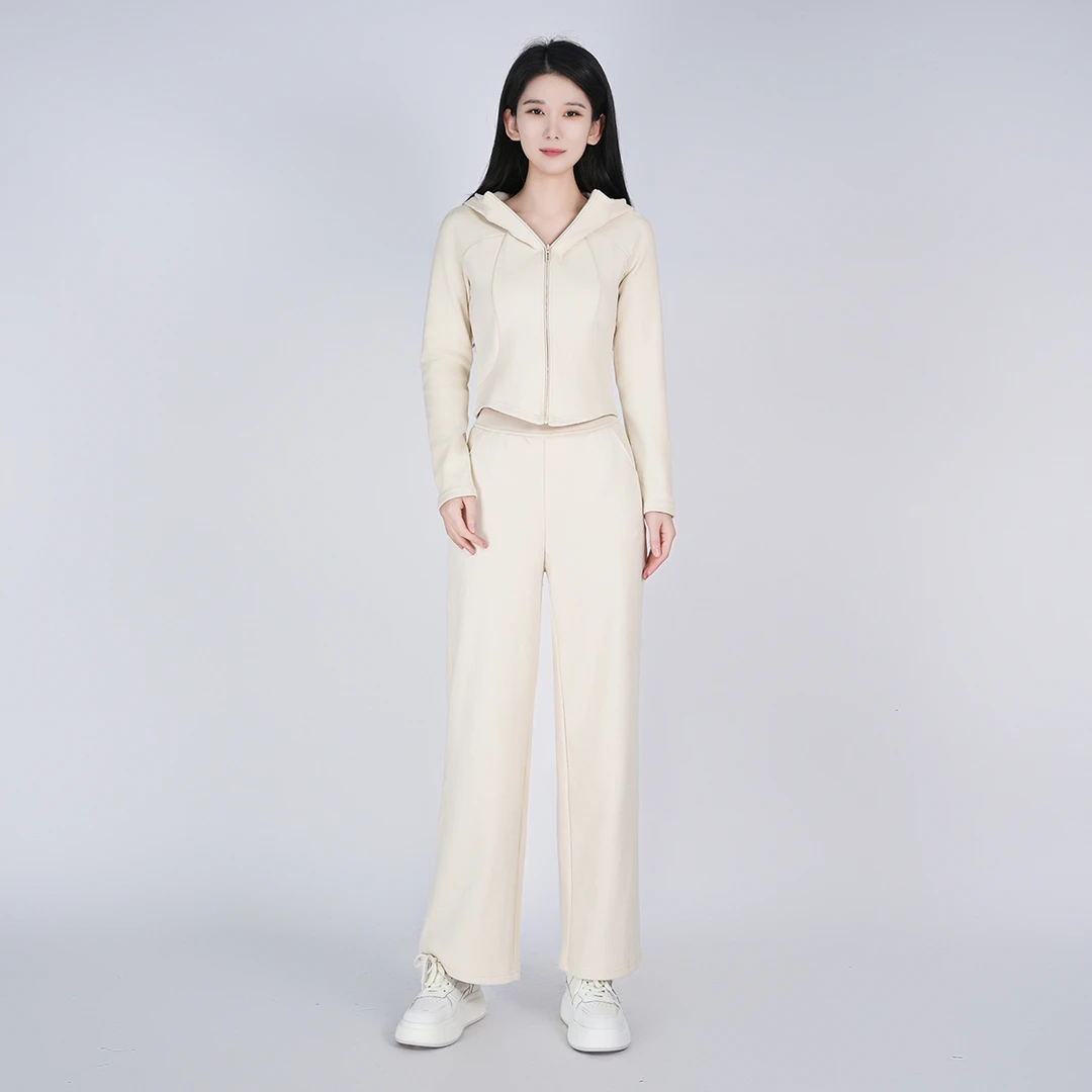 中式减龄显瘦百搭时尚简约女运动休闲套装WH05007367+WK05007367