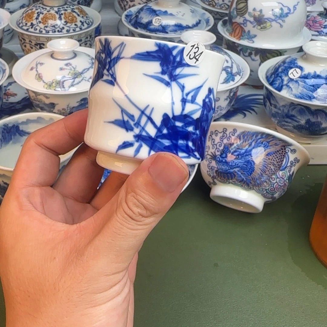 彦祖纯手工手绘茶具134