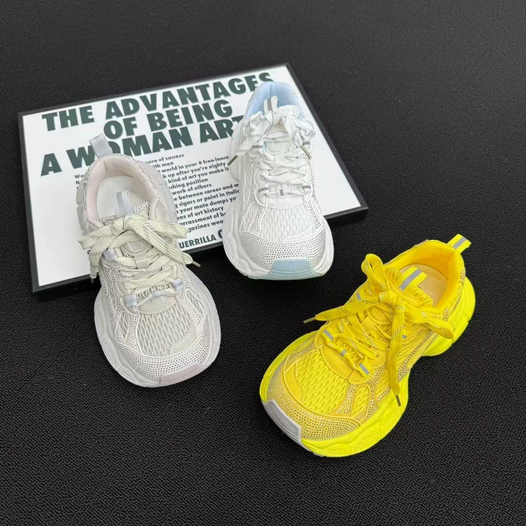 1-透网（赠送90天超长质保）满天星满钻时尚老爹鞋  57-1