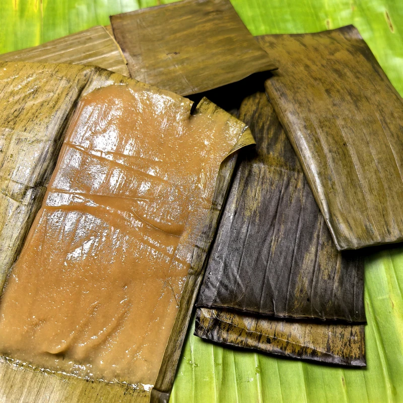 云南德宏傣味特产泼水粑粑 红糖苏子粑粑  Q弹软糯红糖粑粑