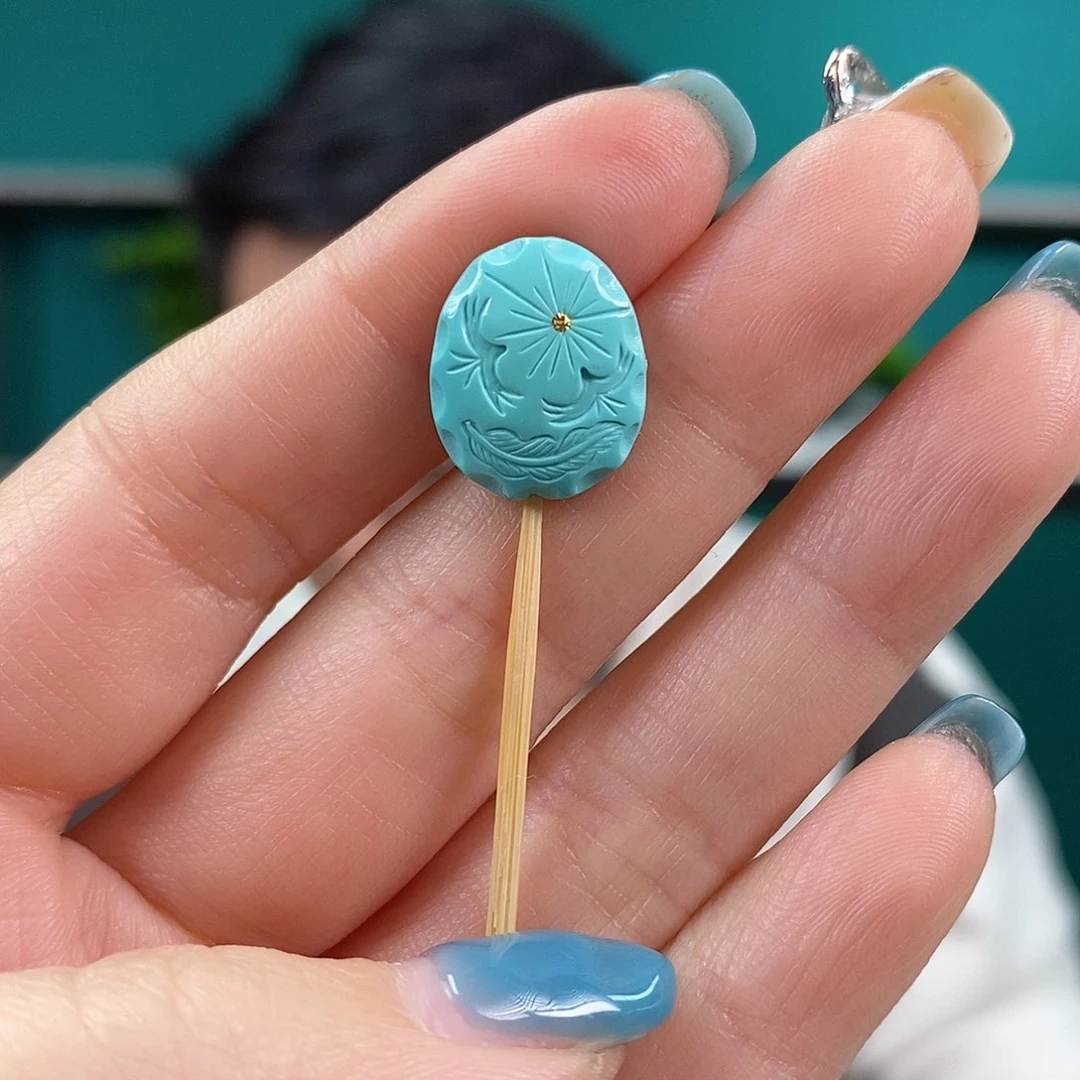 绿松石珠宝奇石未镶嵌