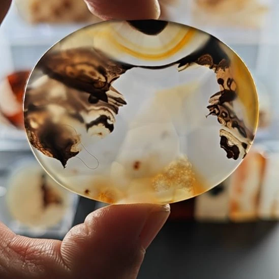 玛瑙/玉髓未镶嵌吊坠(不含链)42号