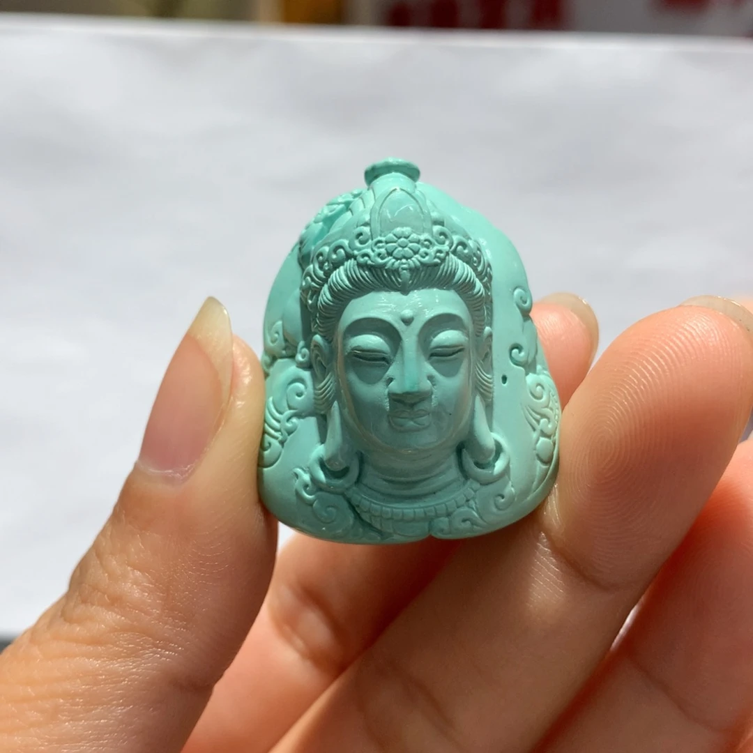 未镶嵌绿松石吊坠