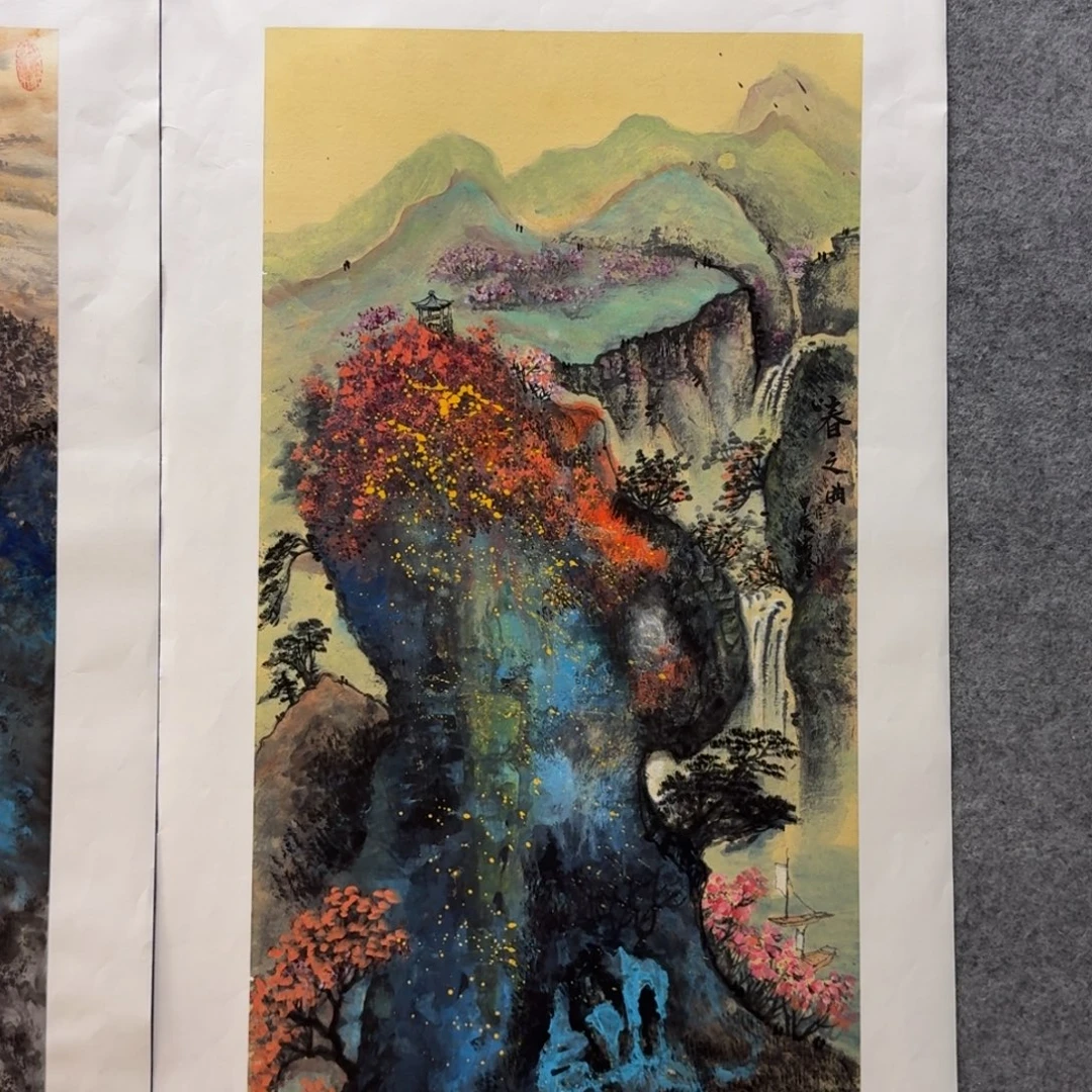 国画石老师三尺作品