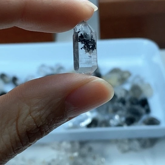 水晶颈饰未镶嵌闪灵钻