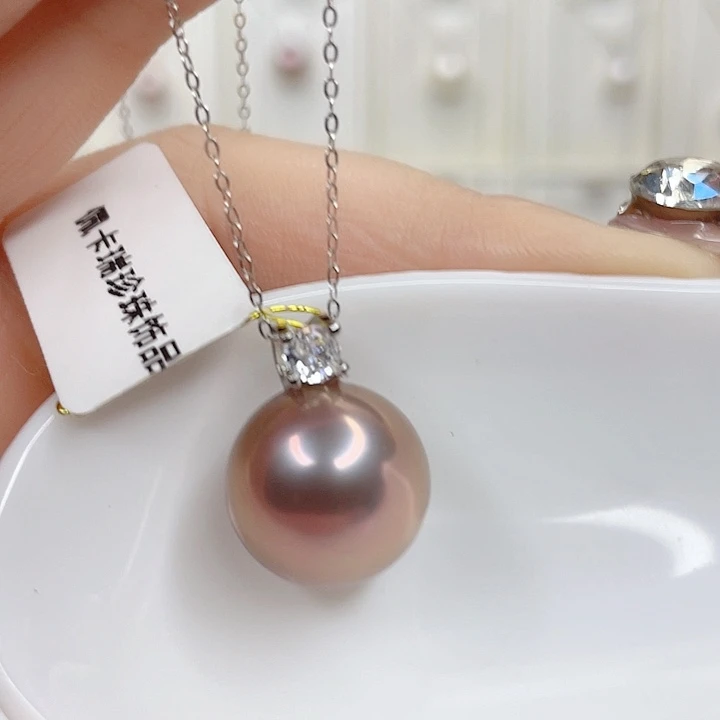 淡水珍珠吊坠(赠链)合金