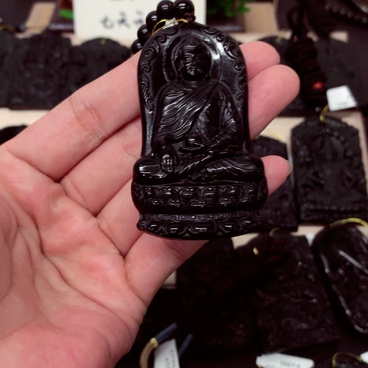 天然a货钢琴黑挂件