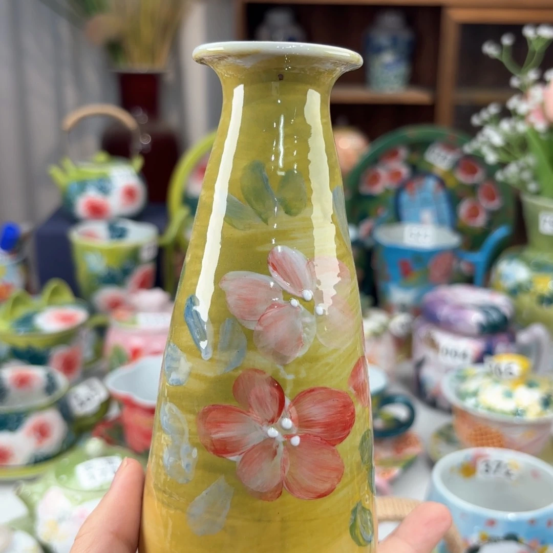 景德镇手绘高温釉下彩陶瓷茶具