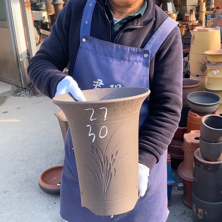 紫砂花盆紫砂花盆