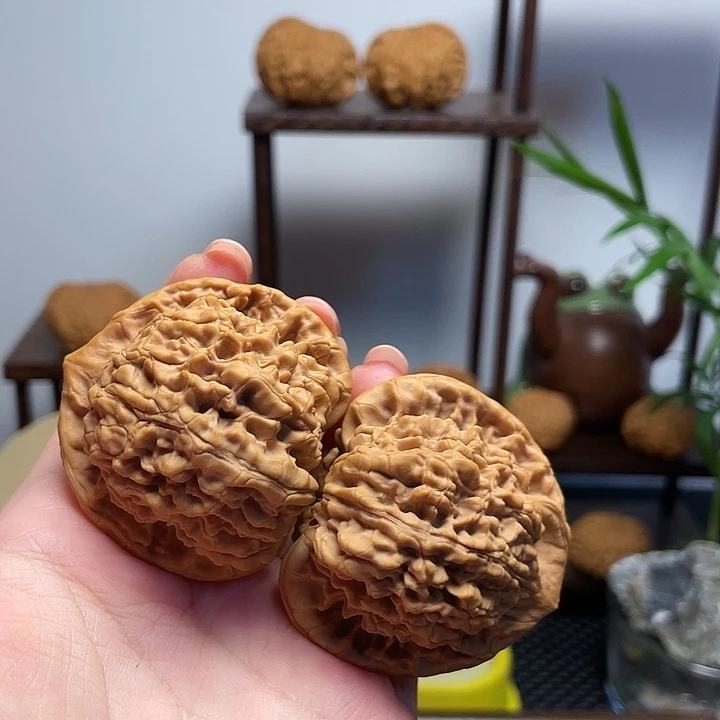 桃核把件官帽46闪9