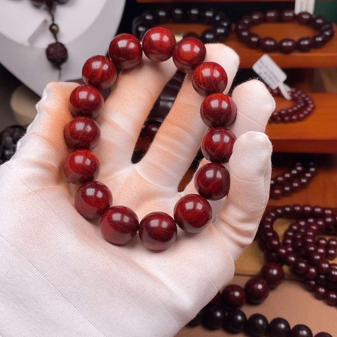 冰***谢小叶紫檀手串/手链原汁原味1.5