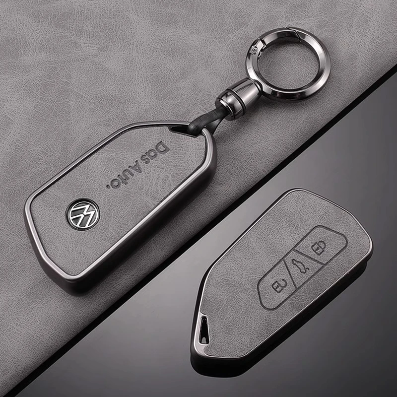 大众车钥匙套id3高尔夫8凌渡l威然pro途昂X揽境id4揽巡id6包扣壳