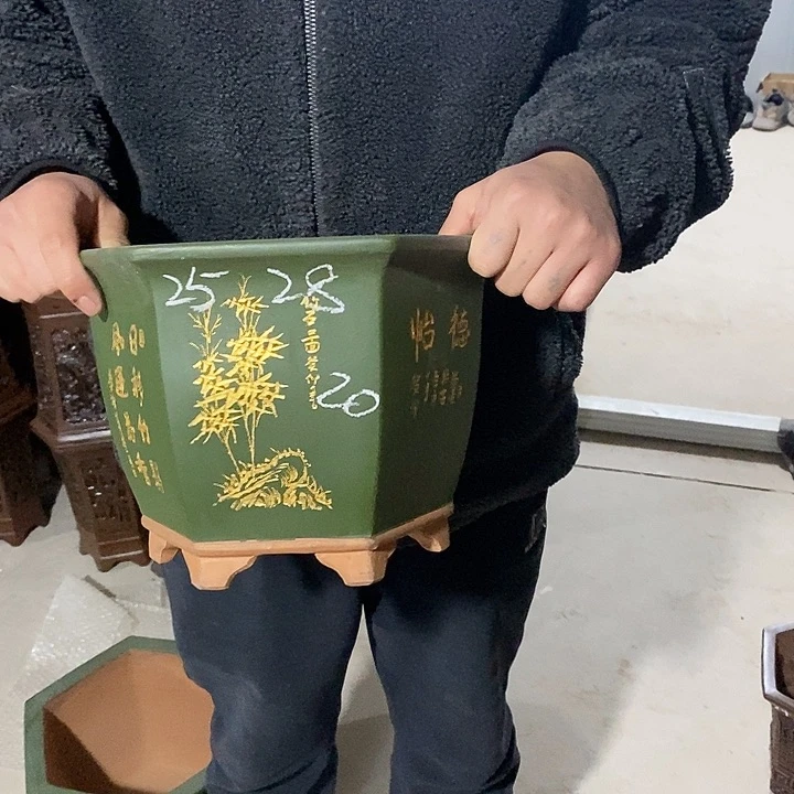 紫砂花盆紫砂花盆