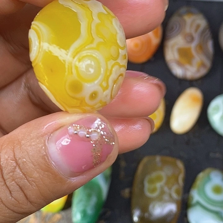 花眼玛瑙奇石饰品